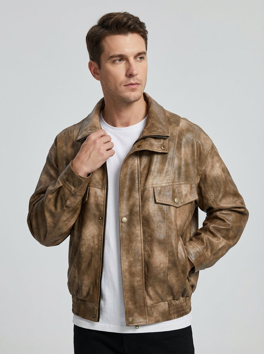Men's Jacket Zip Front | Vintage Style