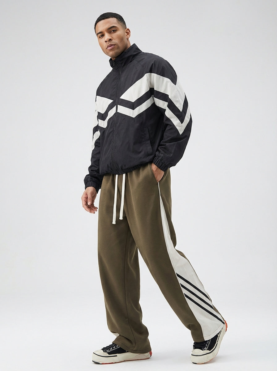 Men's Wide Leg Pants Baggy | Running Style