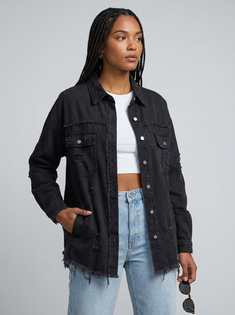 Women's Jacket Button Front | Casual