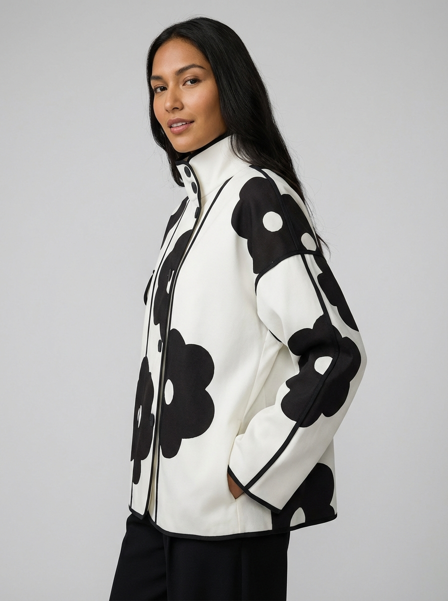 Women's Jacket Oversized | Floral Print