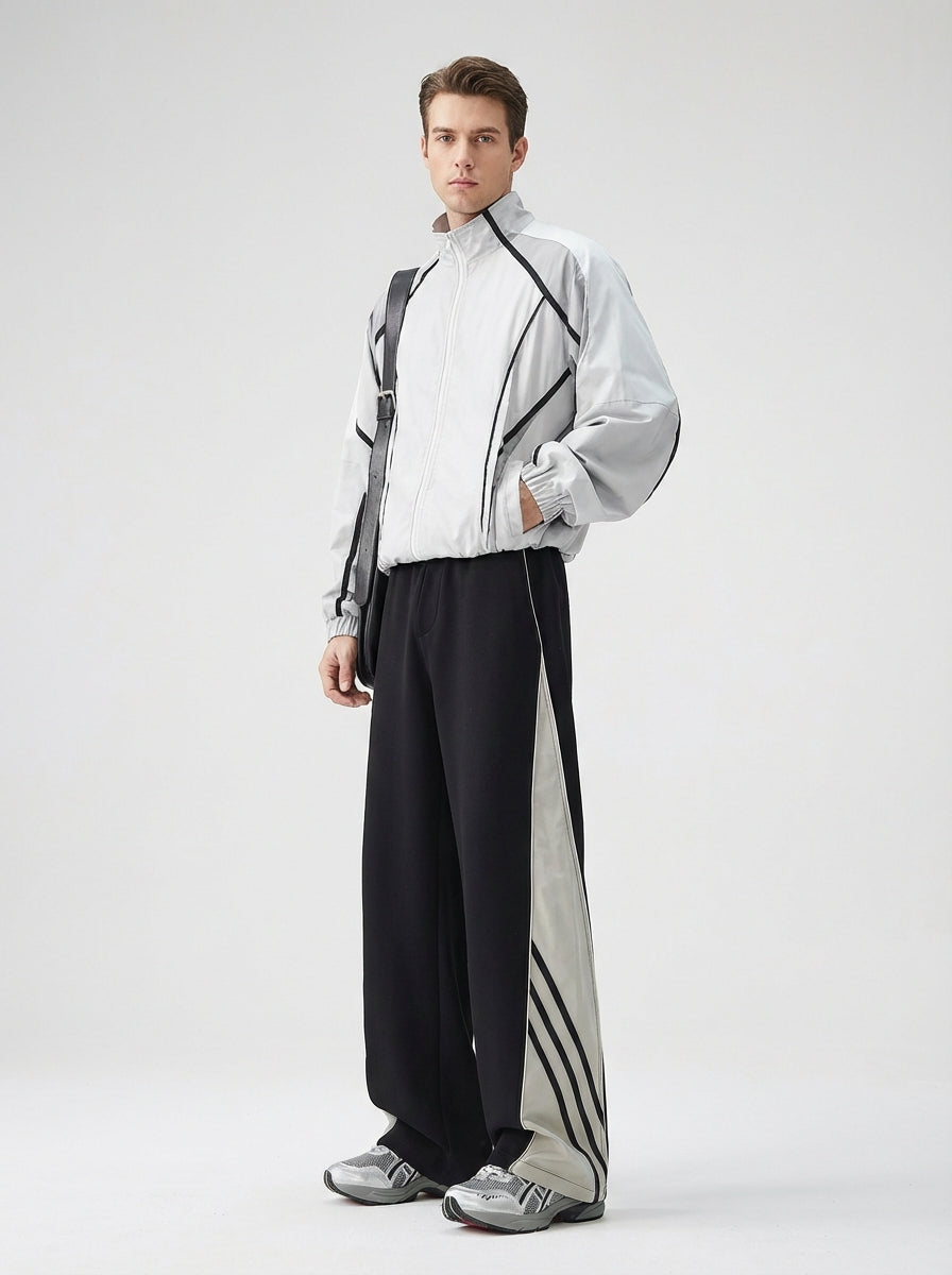 Men's Wide Leg Pants Baggy | Running Style