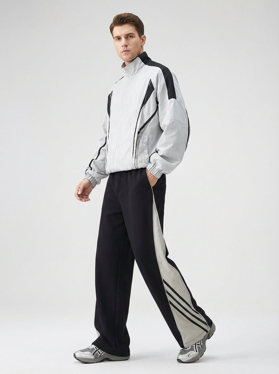 Men's Wide Leg Pants Baggy | Running Style