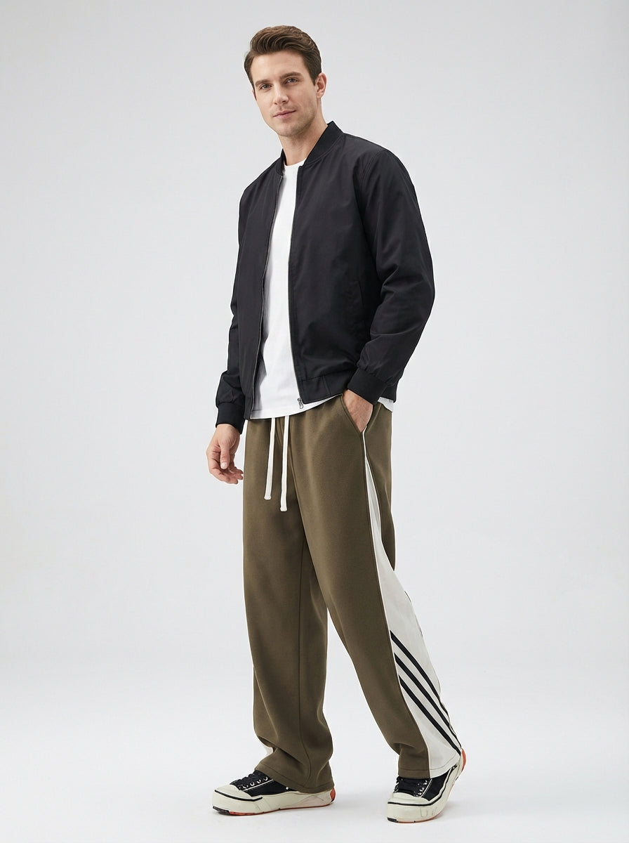 Men's Wide Leg Pants Baggy | Running Style