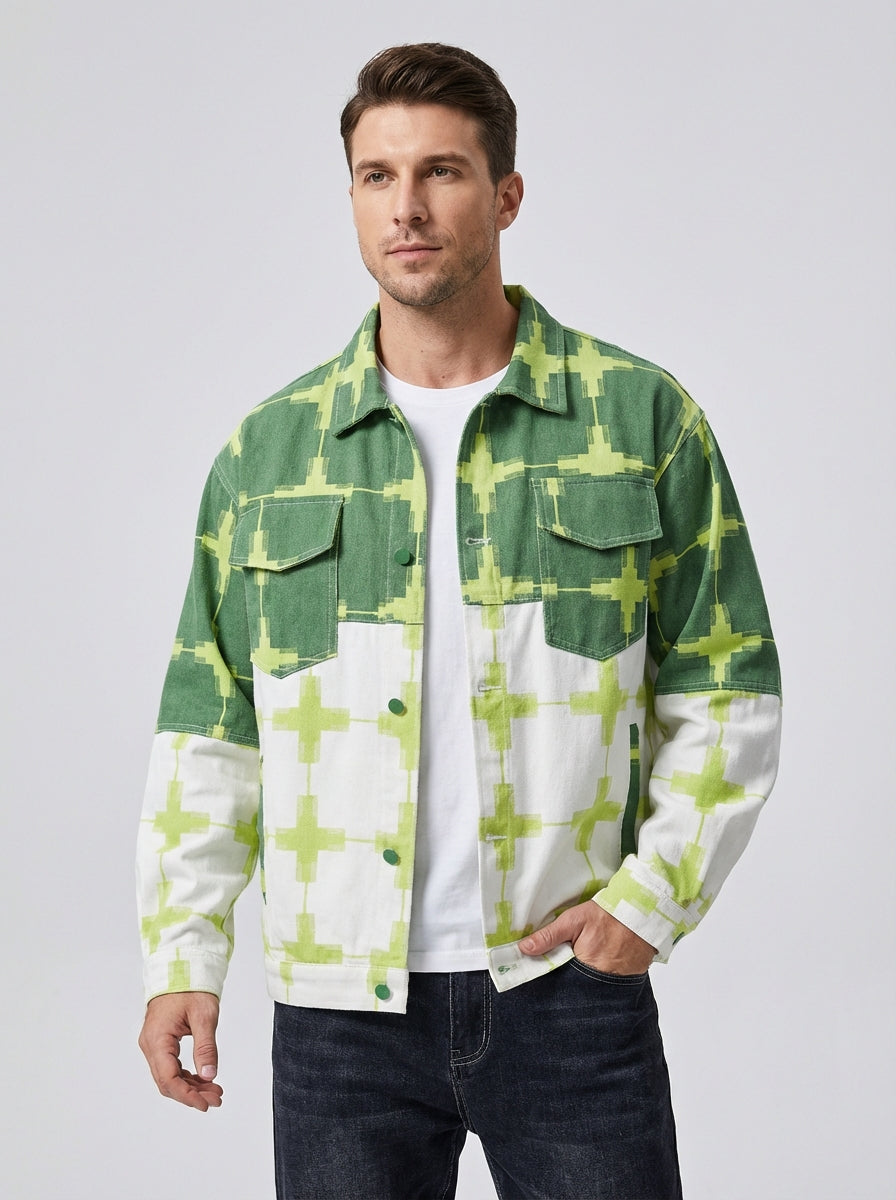 Men's Jacket Color Block | Casual