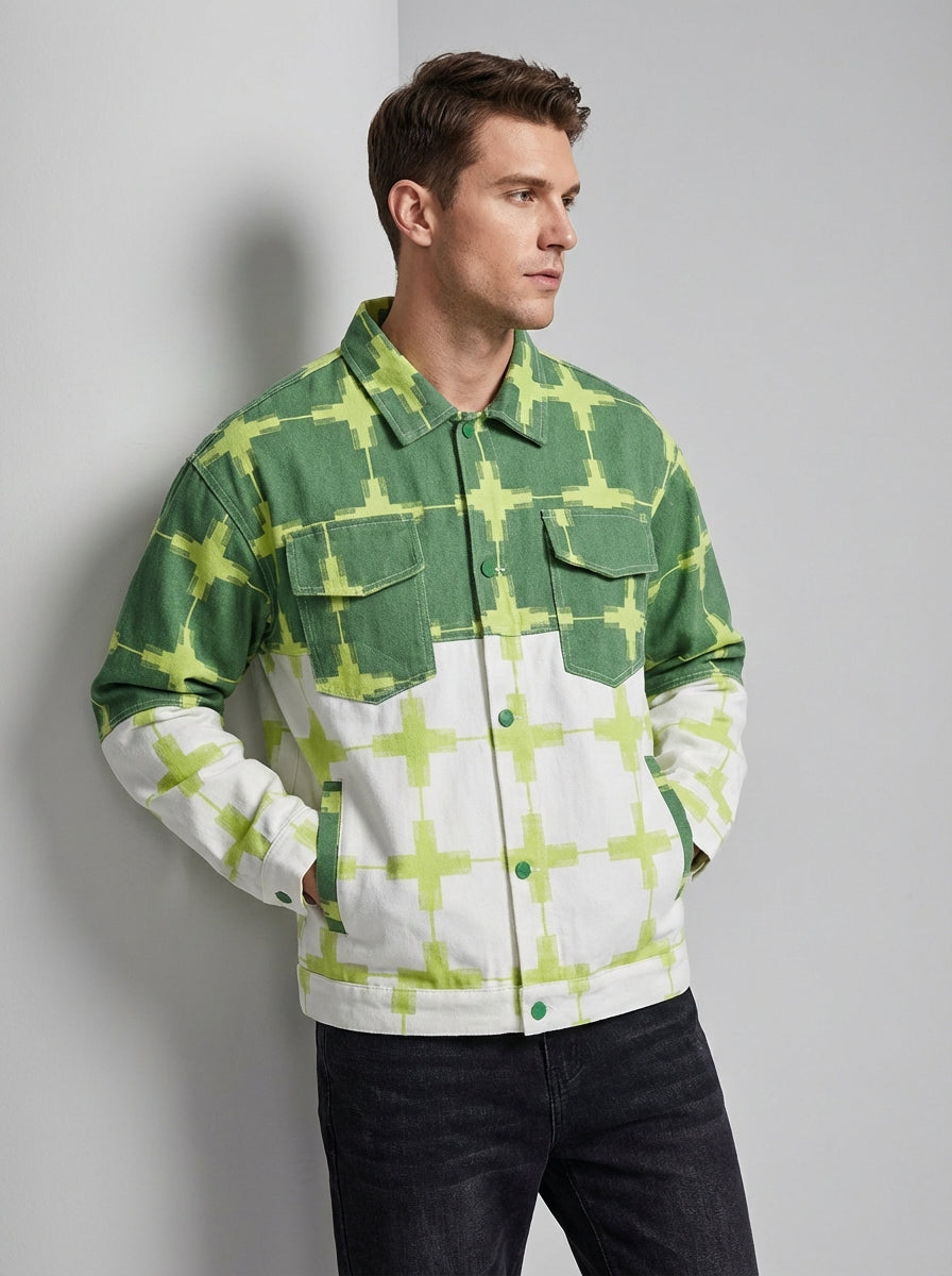 Men's Jacket Color Block | Casual